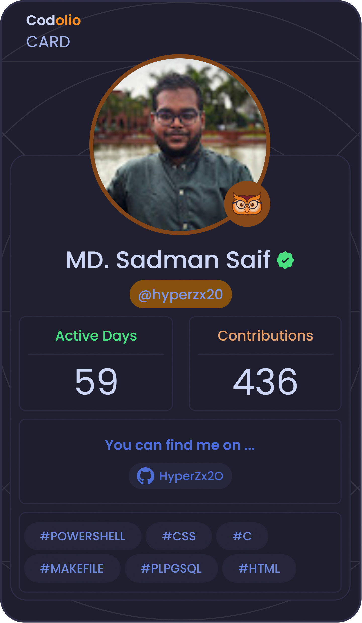 GitHub stats